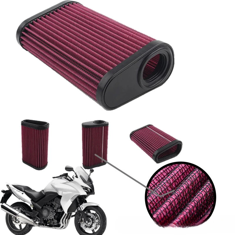 Motorcycle High Flow Air Filter For Honda CB1000R 2008-2016 CBF1000 2011-2018 Washable Modified Accessories