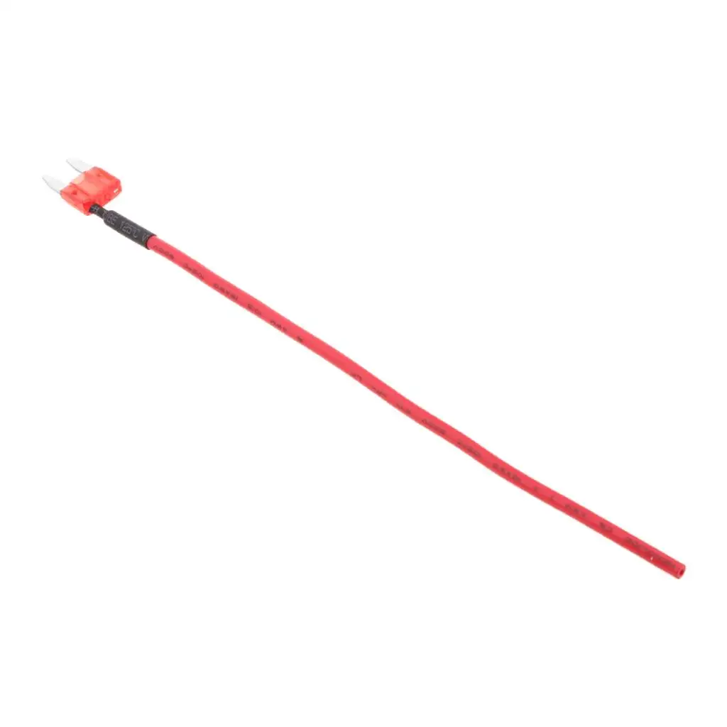 5 قطع سيارة RV قارب 10A 32V ATM/APM فيوز نمط شفرة متوسطة مع سلك 16AWG #4