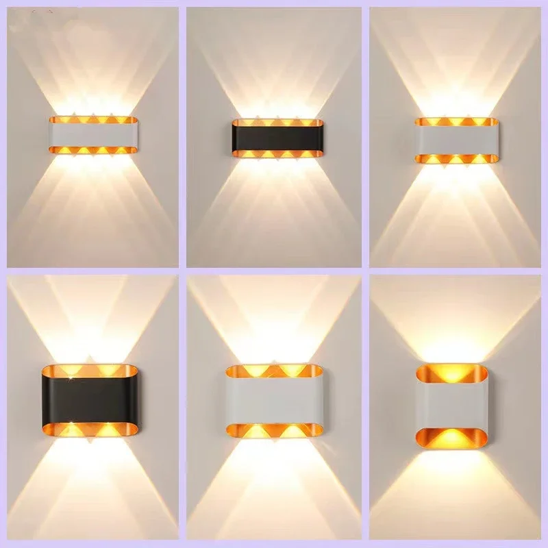 Modern and Minimalist Outdoor Waterproof Wall Lamp Balcony Outdoor Corridor Decoration LED Light Garden Courtyard Wall Lamp