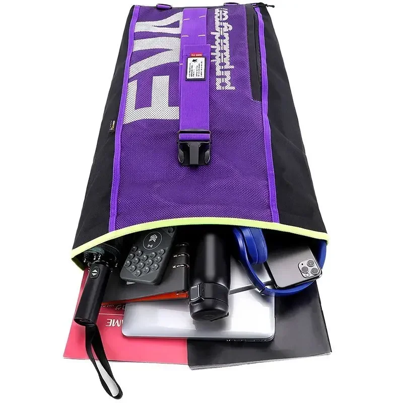 EVANGELION EVA Anime Hot Edge Large Capacity Waterproof Travel Shoulder Fashion Student Bag Comes with Asuka Ayanami Rei Pendant