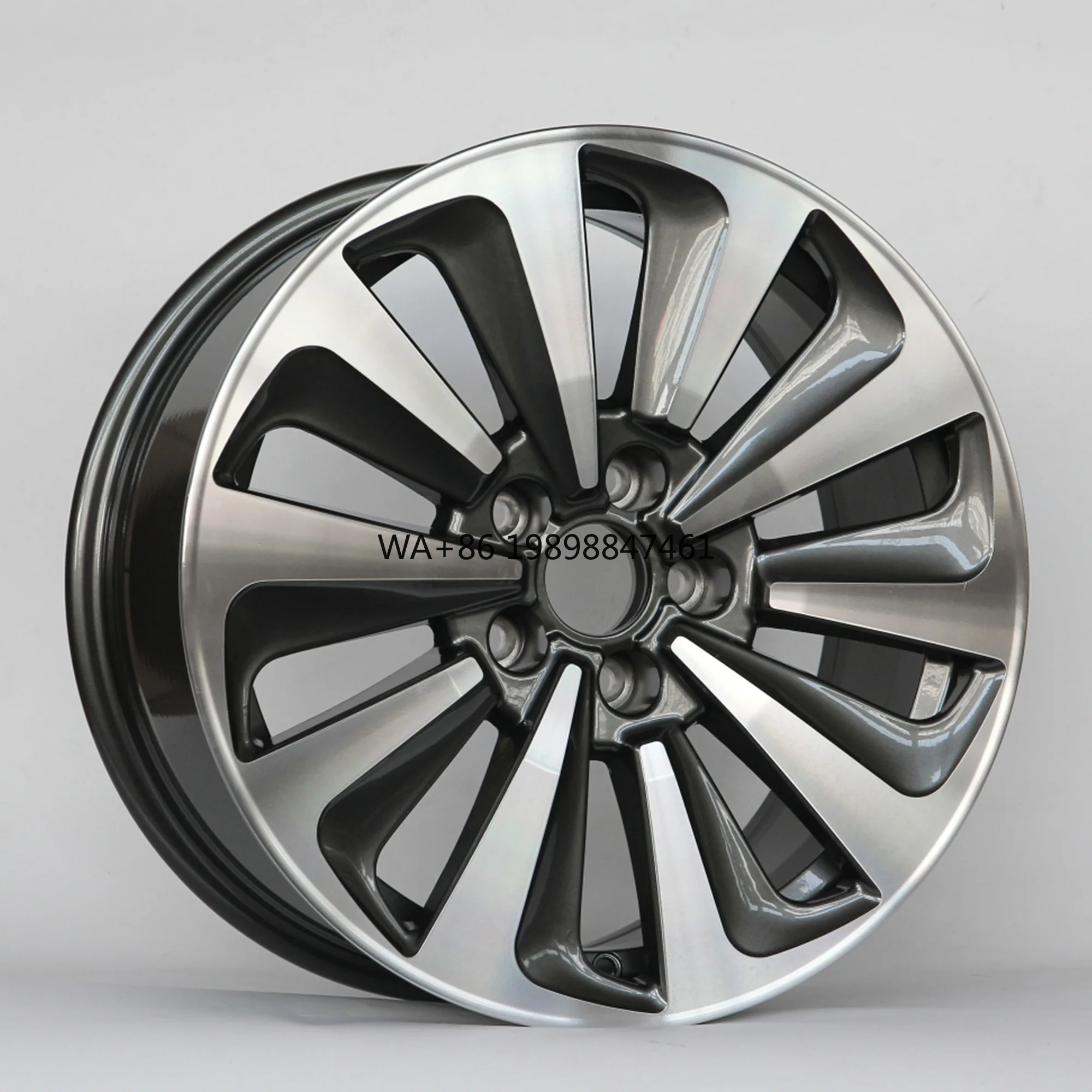 

Promotional New 17 Inch Aluminum Alloy Wheel 40mm Offset 5x112 Black Multi Spoke for Retrofit/Upgrade