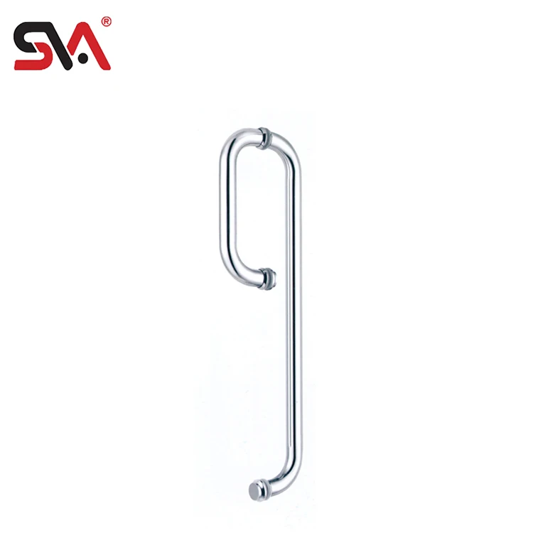 

Factory Price SVA-159 Tempered Glass Frameless Sliding Door Fitting Long Size Bath Shower Glass Door Pull Handle