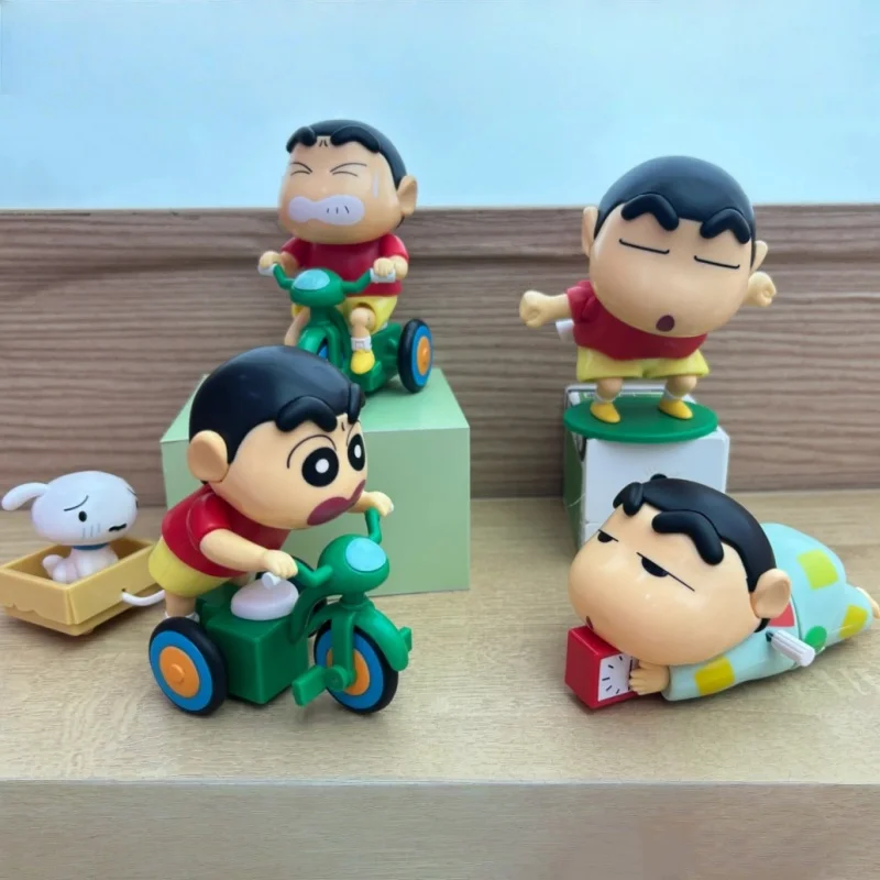 

В наличии 52 игрушки Crayon Shin-Chan Dynamic New Life Series слепая коробка Kawaii Фигурка Заводная кукла Игрушка Таинственный подарок на день рождения