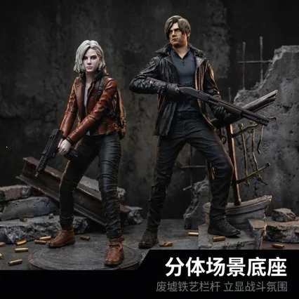 Figurine de jeu Resident Evil 9 Requiem Tactical Duo Leon & Grace, modèle en boîte, statue décorative, objet de collection, cadeau pour les fans