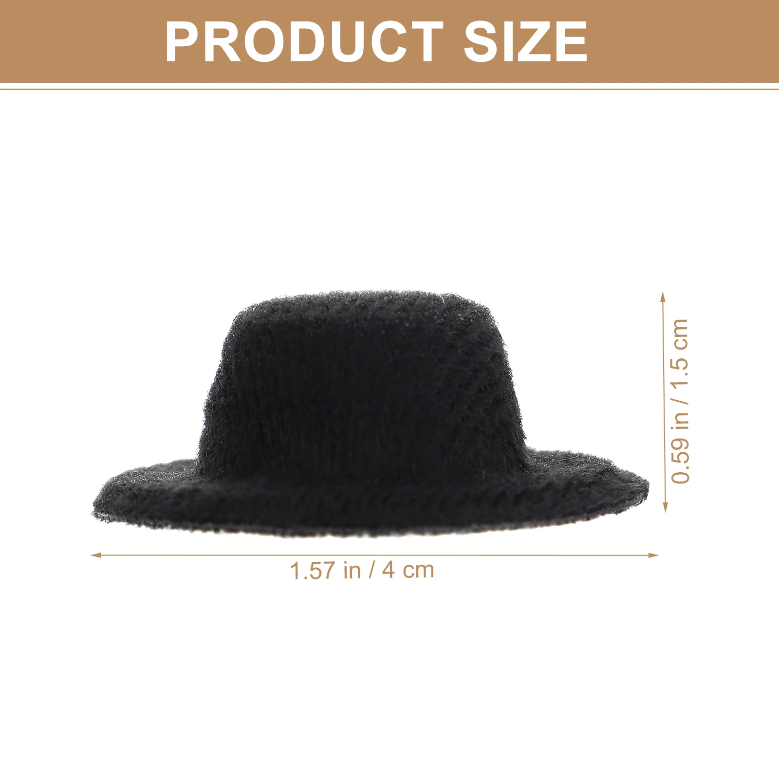 20Pcs Small Magician Hats Diy Felt Top Hat For Men/Women Cylinder Hat Topper Party Costume Fedora Magician Hat New