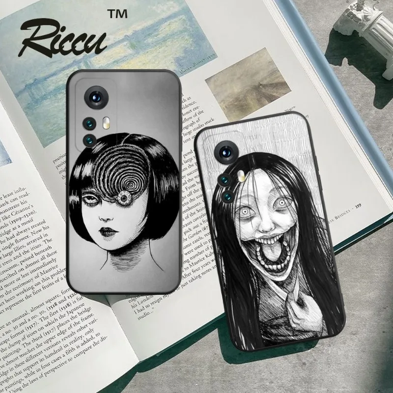 Horror Comic Junji Ito Tomie Tees Phone Case for Xiaomi Redmi Note 11 10 9C Pro 10X K20 Back Soft Cover Note 9A K40 K30S Cover