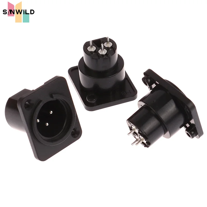 1pc XLR 3-pin Female Socket Auto Replacement Parts Welding Wire XLR 3-pin Female Socket Socket Connector Auto Replacement Parts