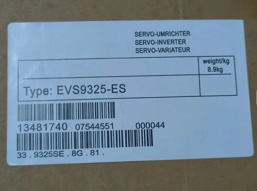 

Brand New Original EVS9325-ES Servo Drive Frequency Converter Inverter Fast Delivey