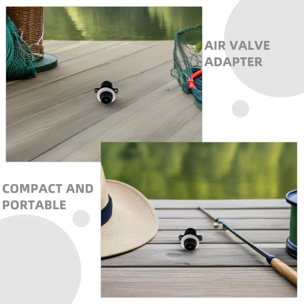 4 قطعة محول مضخة قابلة للنفخ عالية التوافق صمام محول ل سوب مجداف مجلس قارب كاياك نفخ الملحقات مضخة