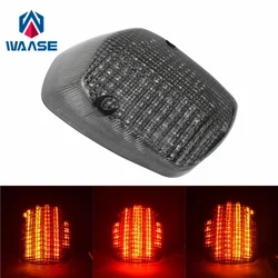 waase For Honda SHADOW ACE 750 2002 2003 E-Mark Rear Tail Light Brake Turn Signals Integrated LED Light