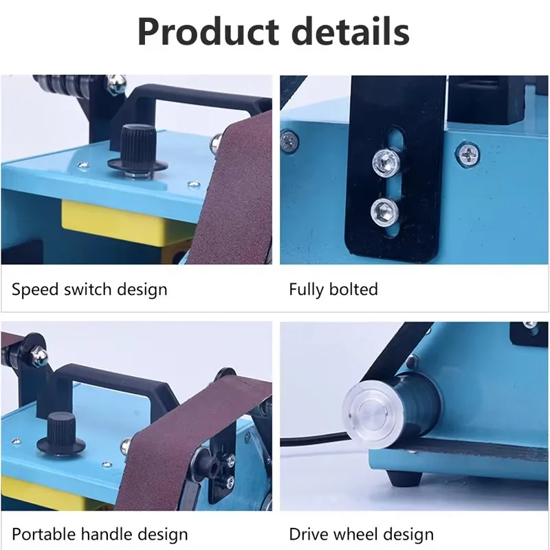 220V Desktop Dual Axis Sanding Machine Sanding Machine Sharpening Tool 950w High-Power Sanding Machine Electric Tool