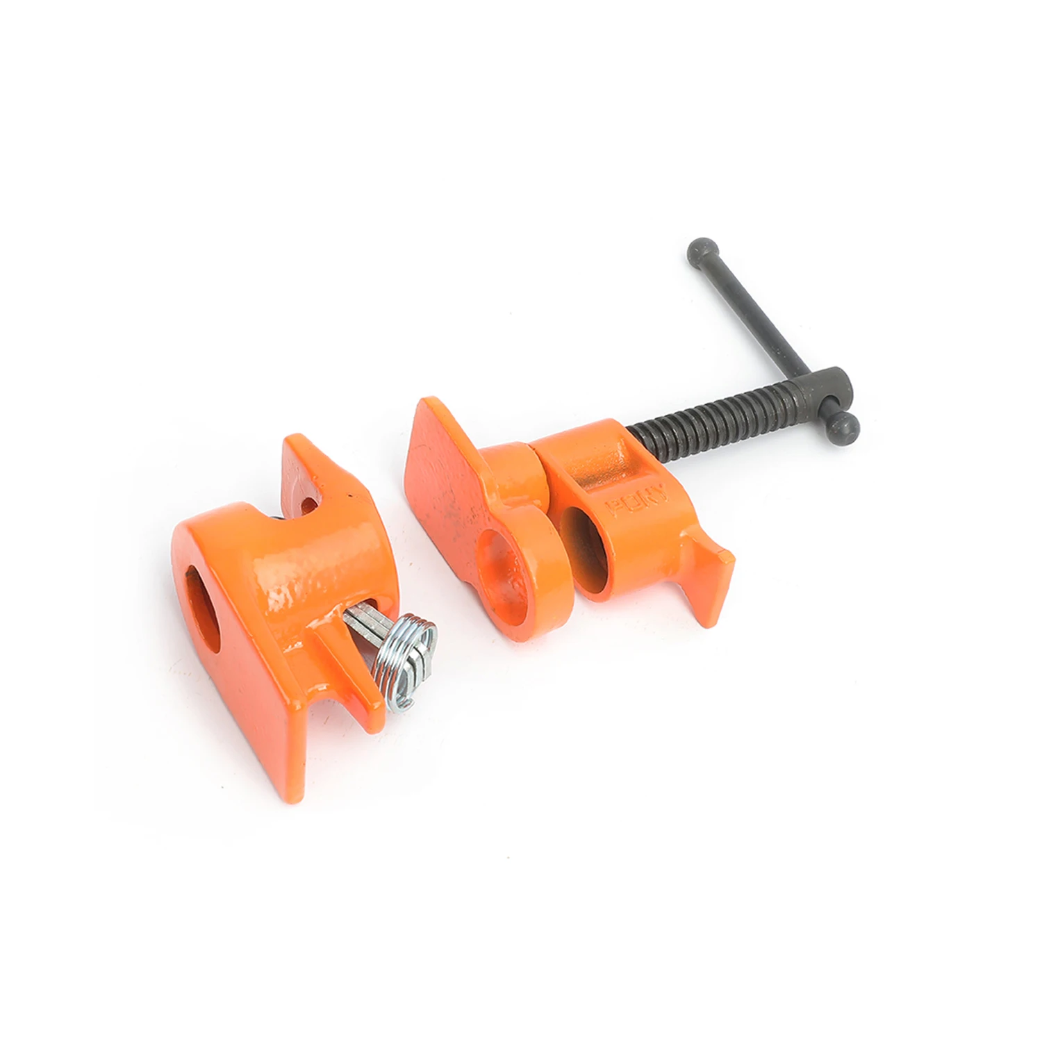 Steel Pipe Clamp Fixture for 1/2-inch Black Pipe 544kg Capacity