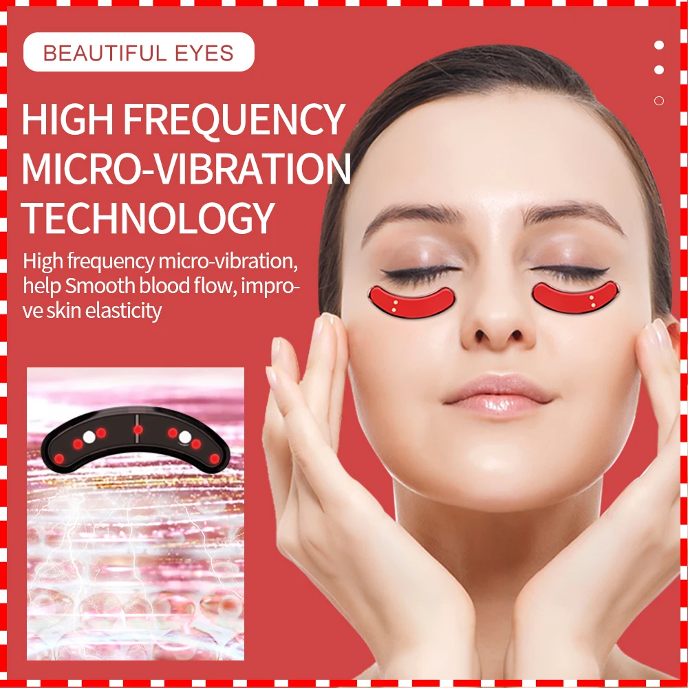 

Hot Selling Home Use Smart Micro Current Anti-wrinkle High Frequency Vibration Eye Massage Machine Electric 3D Eye Massager