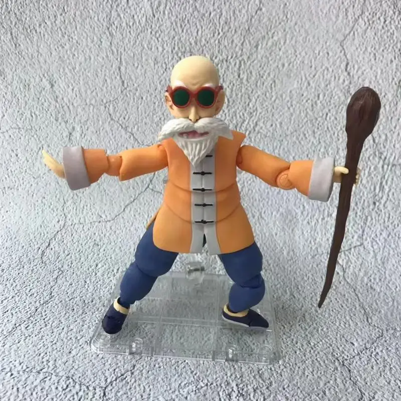 Action Figurine Dragon Ball Shf Master Roshi Anime Figure Collezione in PVC Decorazione Statua Modello Giocattoli per bambini Regalo di compleanno