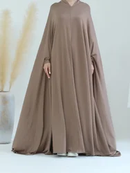 Abaya Muçulmano para Mulheres, Vestido de Oração Cobertura Completa, Vestuário Ramadã, Jilbab, Niqab, Abayas, Kaftan, Dubai, Árabe, Manto Longo, Eid