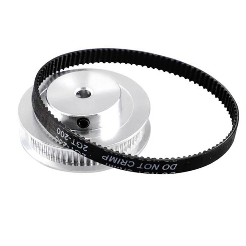 

2025 New-5X 2Gt Synchronous Wheel 1:3 Reduction Transmission Pulley Pulley Model Mechanical Belt For 3D Printer - 200X8x8mm