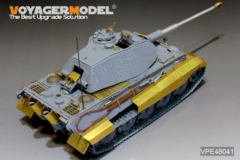 Voyager Model VPE48041 1/48 WWII German KING TIGER Posche Production Upgrade Set(For UTSTAR 008) (No Tank) Photo Etched Part