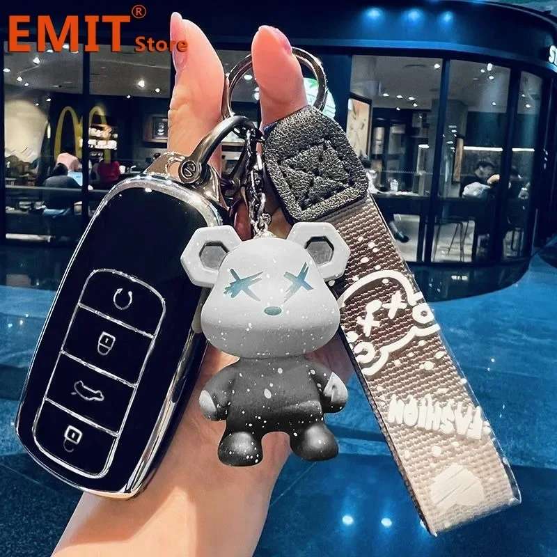 for Chery Jaecoo J7 7 J8 Omoda 5 C5 Arrizo 5 6 PRO Plus Tiggo 7 8 Car Key Case Remote Cover Bag Shell Keychain Fob Accessories