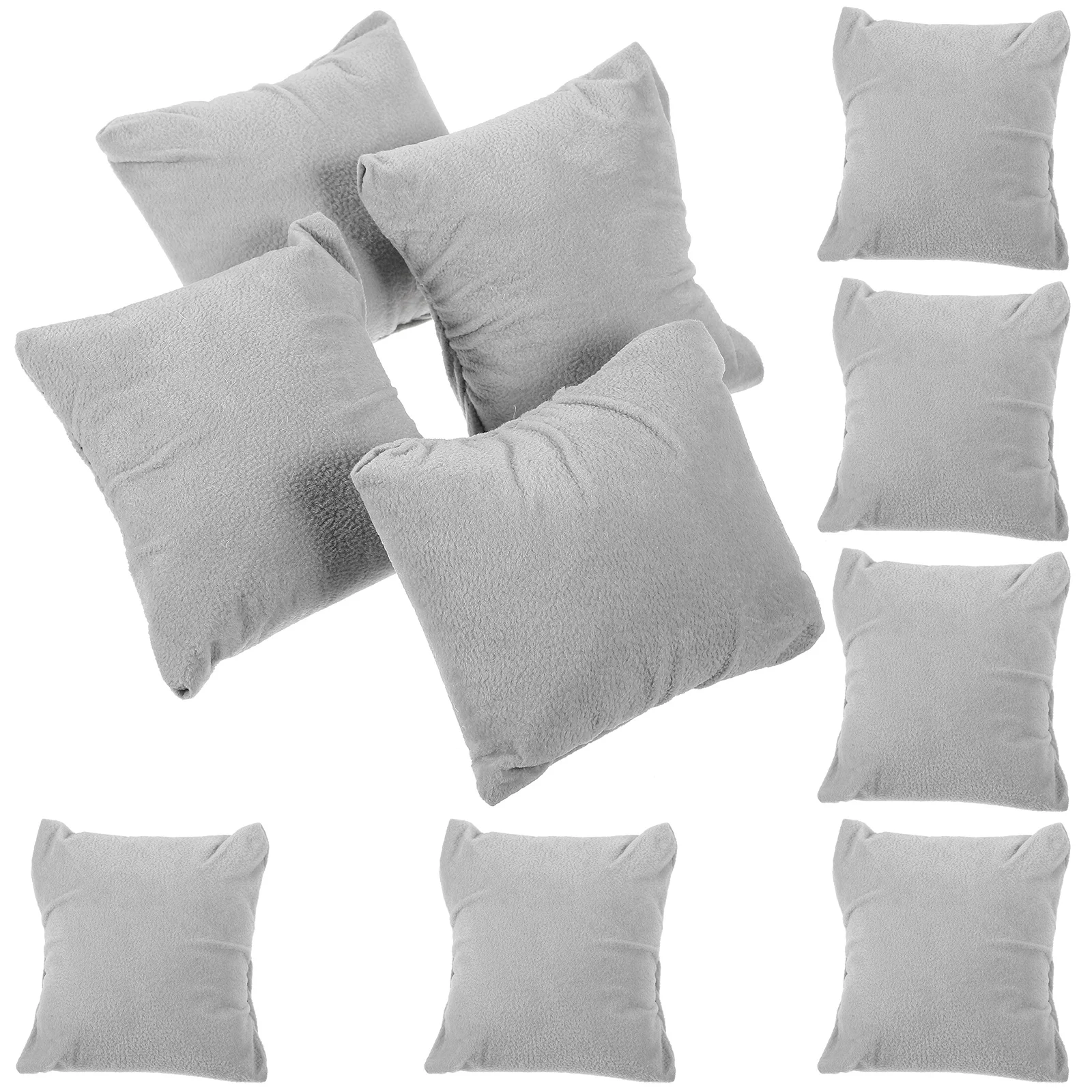 10 Pcs Soft Pillows for Sleeping Watch Box Lining Watches Bracelet Cushion Velvet Display