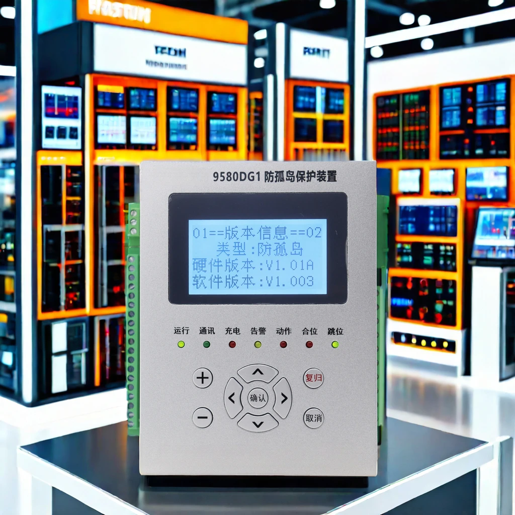 Din Rail Mounted Anti-Island Protection Relay For Photovoltaic Power Stations And Wind Farms New Energy Source Innovations