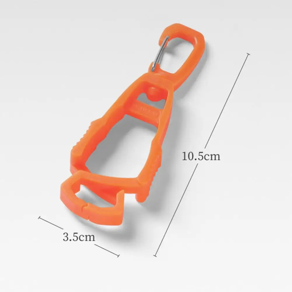 Clip Opening Work Safety Glove Holder Clip for Construction Workers Quick Release Portable Glove Grabber for Helmets Glasses