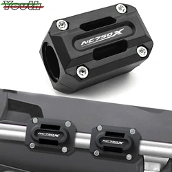 For Honda NC750x NC 750x NC750 X 2017-2023 2024 Motorcycle Accessories Crash Bars Decorative Block Engine Guard Bumper Protector