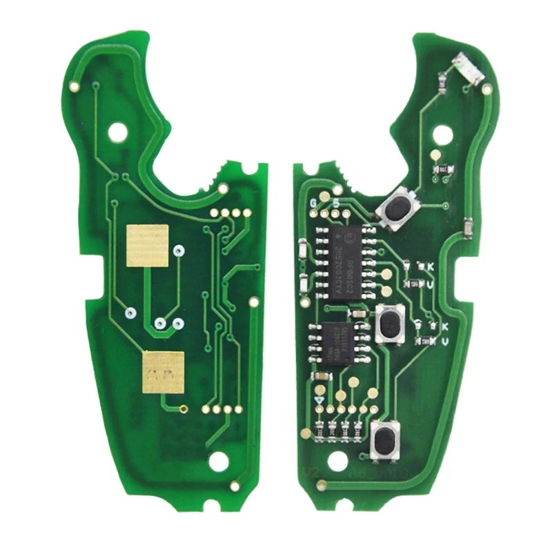 XNRKEY 3 pulsanti chiave auto remota ID48 Chip 315/434Mhz per Audi A3 S3 A4 S4 TT 2005-2013 muslimah/Q/K 8 x0837220d muslim/g