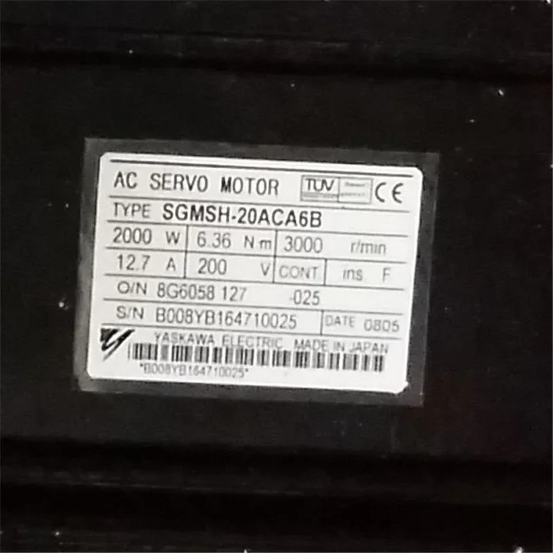 Best selling new in box motor servo Yaskawa 2kw SGMSH-20ACA6B AC SERVO MOTOR