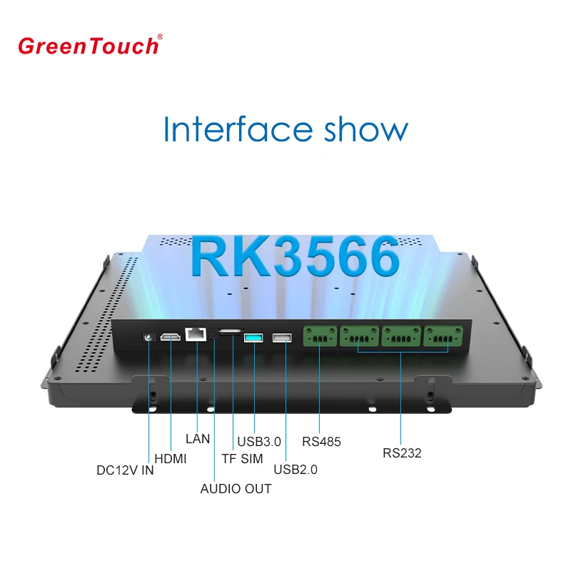 15 インチ静電容量式タッチ モニター高輝度オープン フレーム TFT LCD ビジネス ATM 使用 USB HDMI VGA インターフェイス新製品