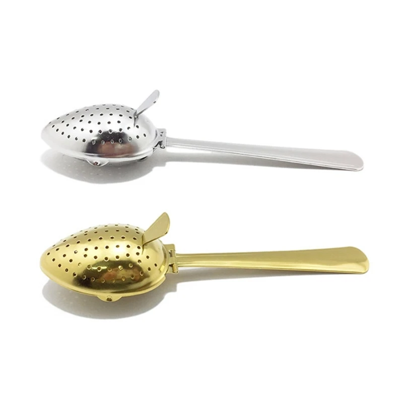 Reusable Interval Diffuser Tea Partition Spoon Long Spoon for Loose Tea Durable