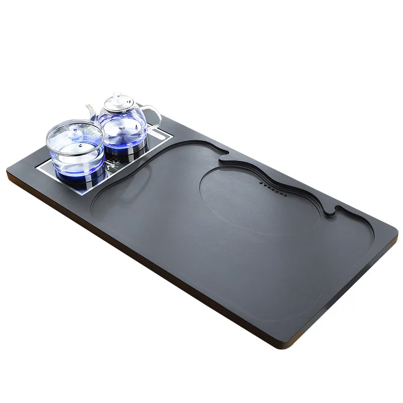 

Natural whole piece Wujinshi tea tray, automatic integrated tea set, household Kung Fu induction