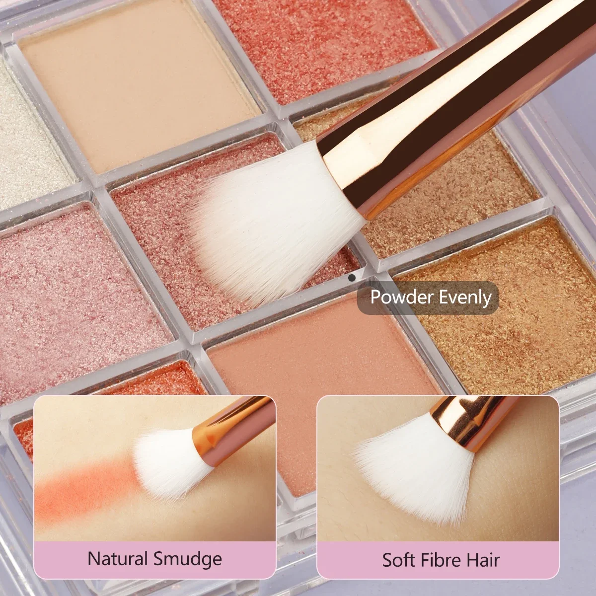 Conjunto de pincéis de maquiagem profissional para olhos, 12 peças, cabo de madeira, sombra, sobrancelha, delineador, mistura de pó, pincel para manchas