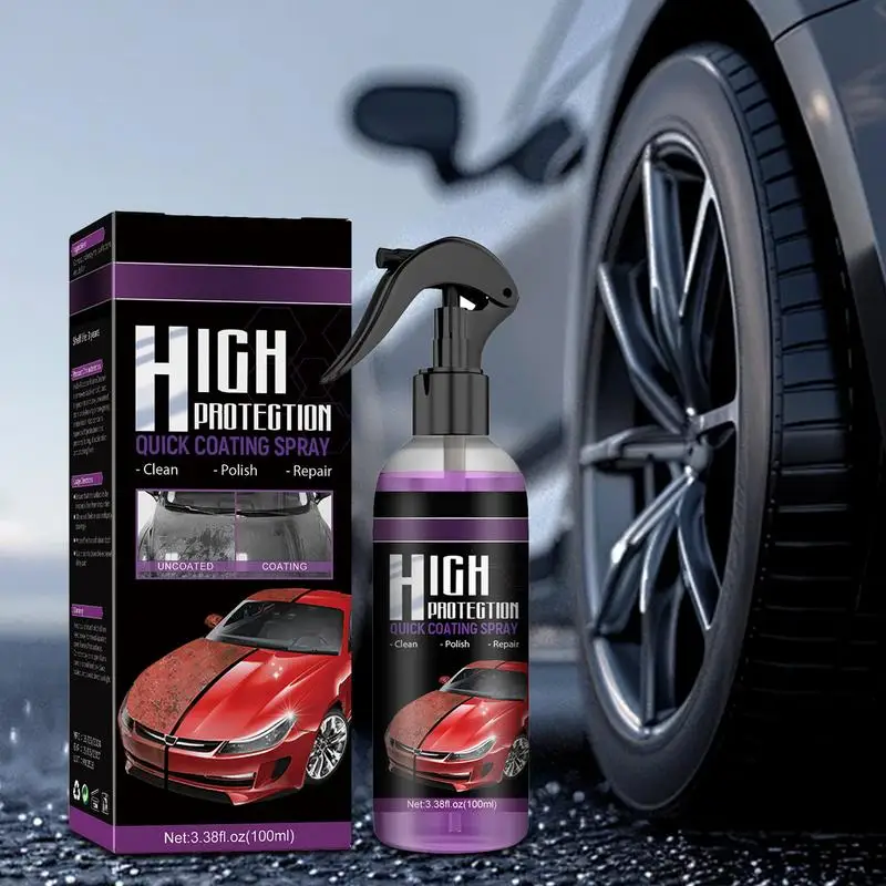 Spray Wax For Cars Coating Agent Spray Multifunctional Coating Renewal Agent Spray Spray Wax Car Coating Agent For Mud Dust Bird