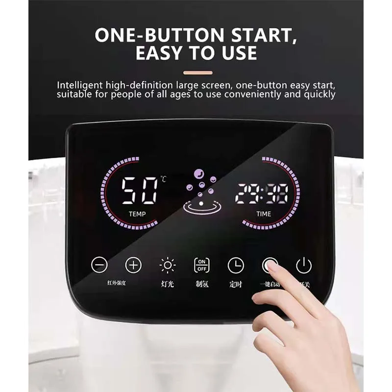 뜨거운 판매 발 스파 이온 클렌징 수소 해독 이온 발 목욕 스파 기계 디지털