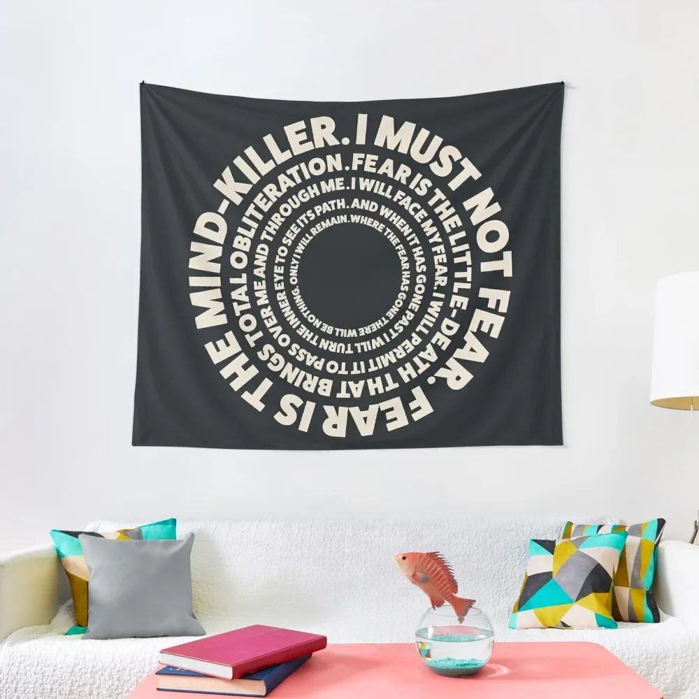 

Dune Litany Against Fear Design Tapestry Wall Decorations Bedroom Decor Aesthetic Kawaii Room Decor Tapestry