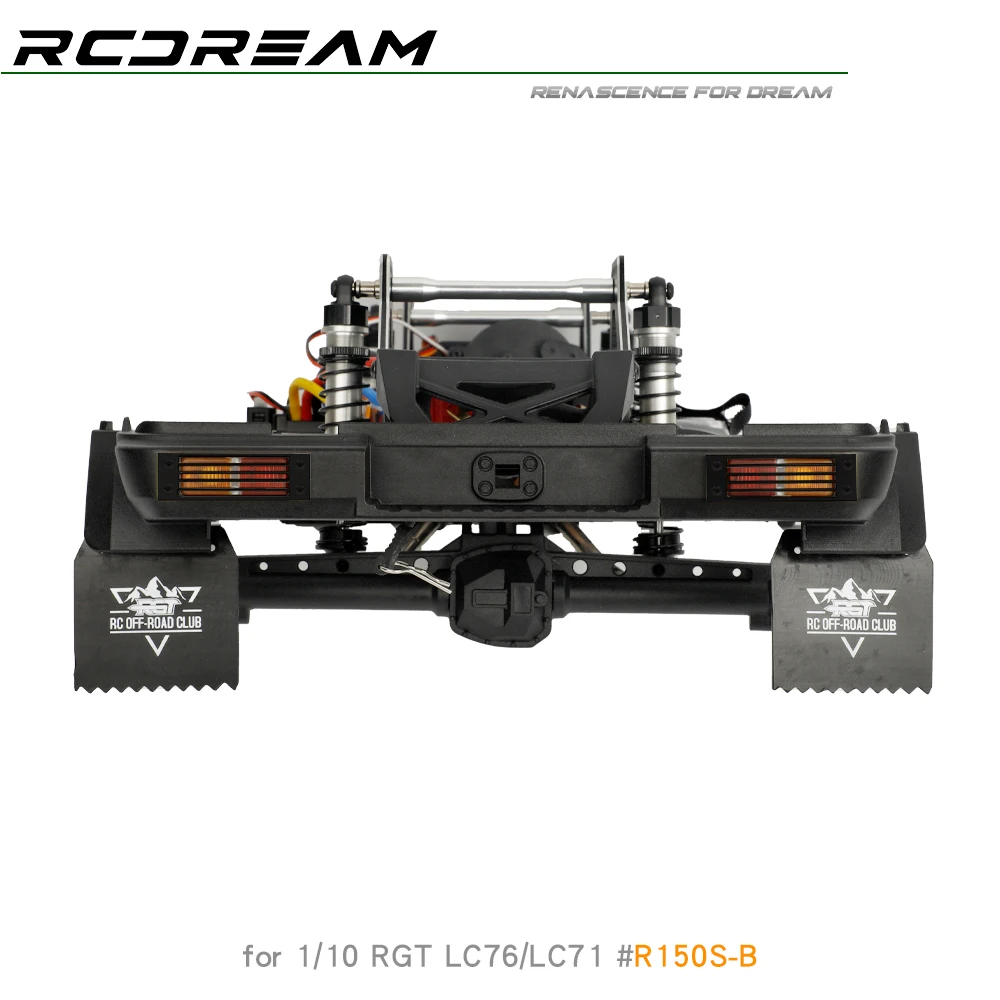 RCDream 1/10 Tail Light Protective Cover Net Sheets for RGT EX86190 EX86020 LC71/LC76 Rear Bumper Upgrade Parts #R150S