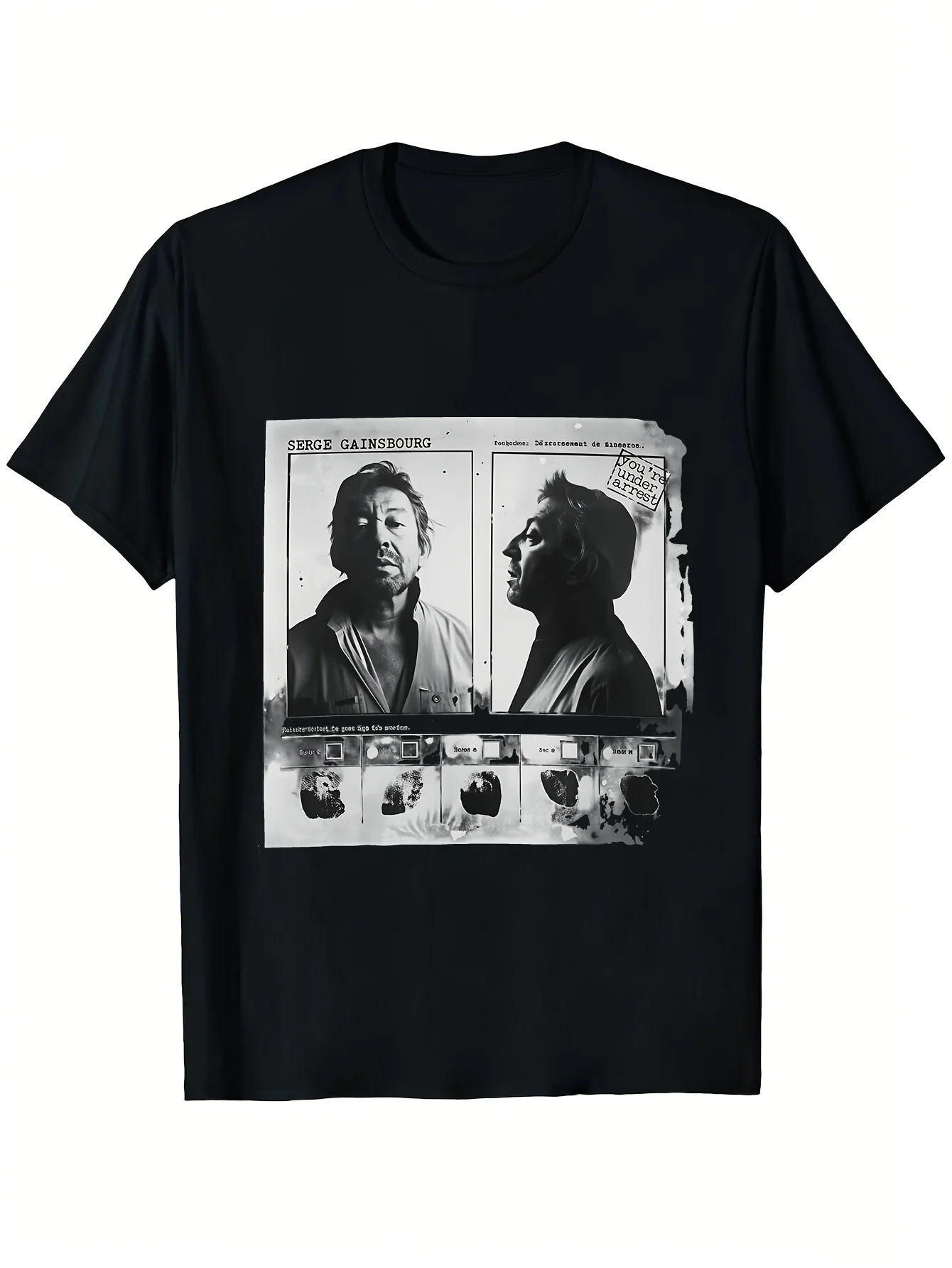 Camiseta Retro Serge Garnier 1974 Must-Have Album - Camiseta negra con gráfico retro para hombres y mujeres, camiseta extragrande