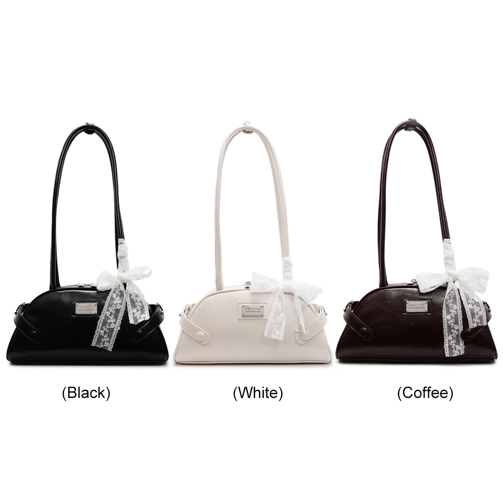 المرأة حقيبة كتف بسيطة بولي Leather الجلود القوس الترفيه الإبط حقيبة يد بلون السفر تحت الإبط حقيبة يد الفتيات في الهواء الطلق حقيبة يومية