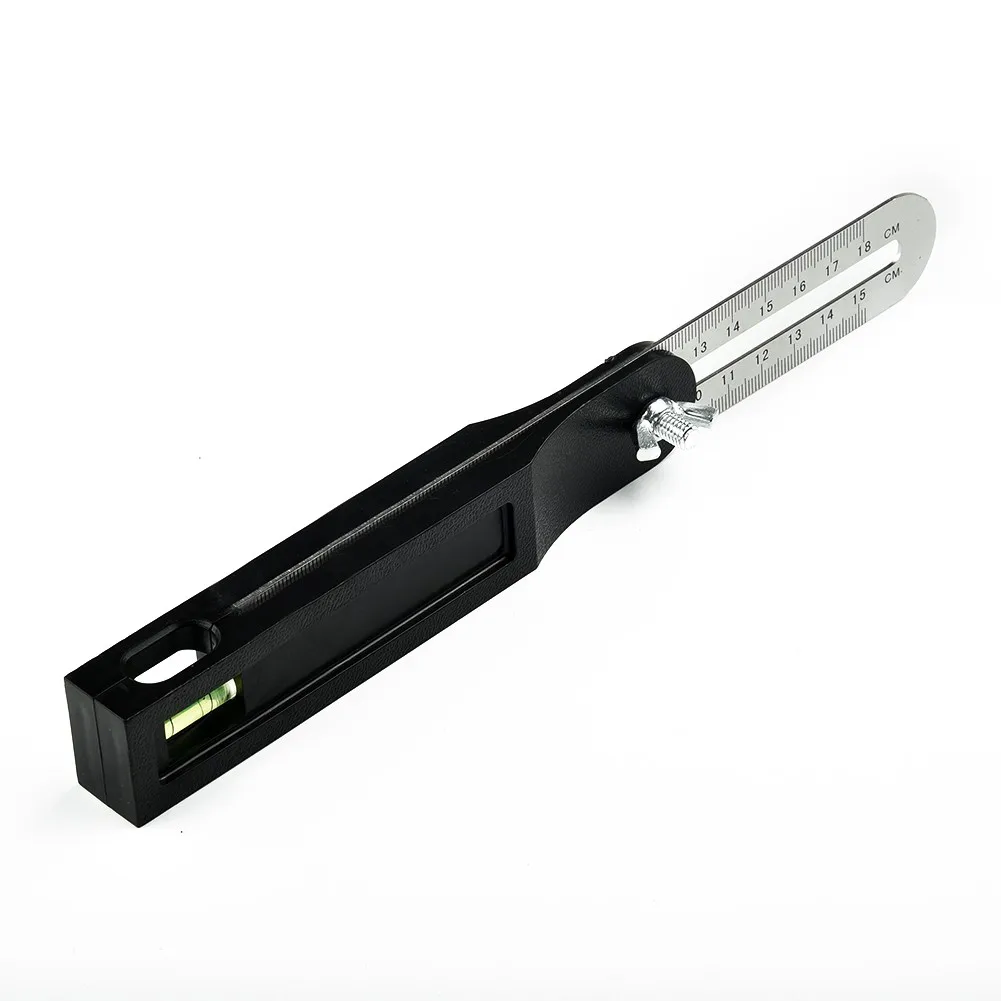 Stainless steel Angle Ruler Sliding Wood Marking Tool Level Carpenters Gauge Angle Finder Square Gauge Protractor