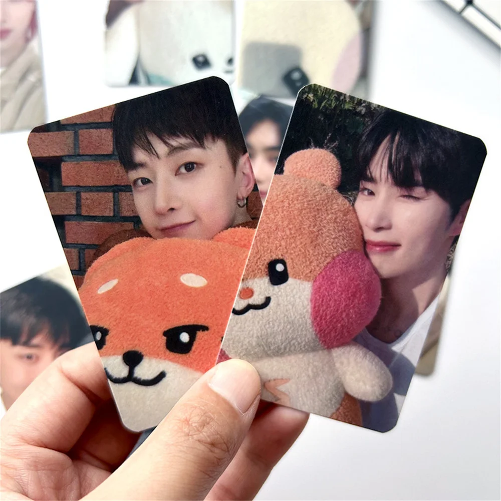 Kpop ZB1 Photocard, Double Sides impressão, cartão especial revestido, estilo coreano, fãs coleção cartão postal, Zerobasee, 9pcs, conjunto