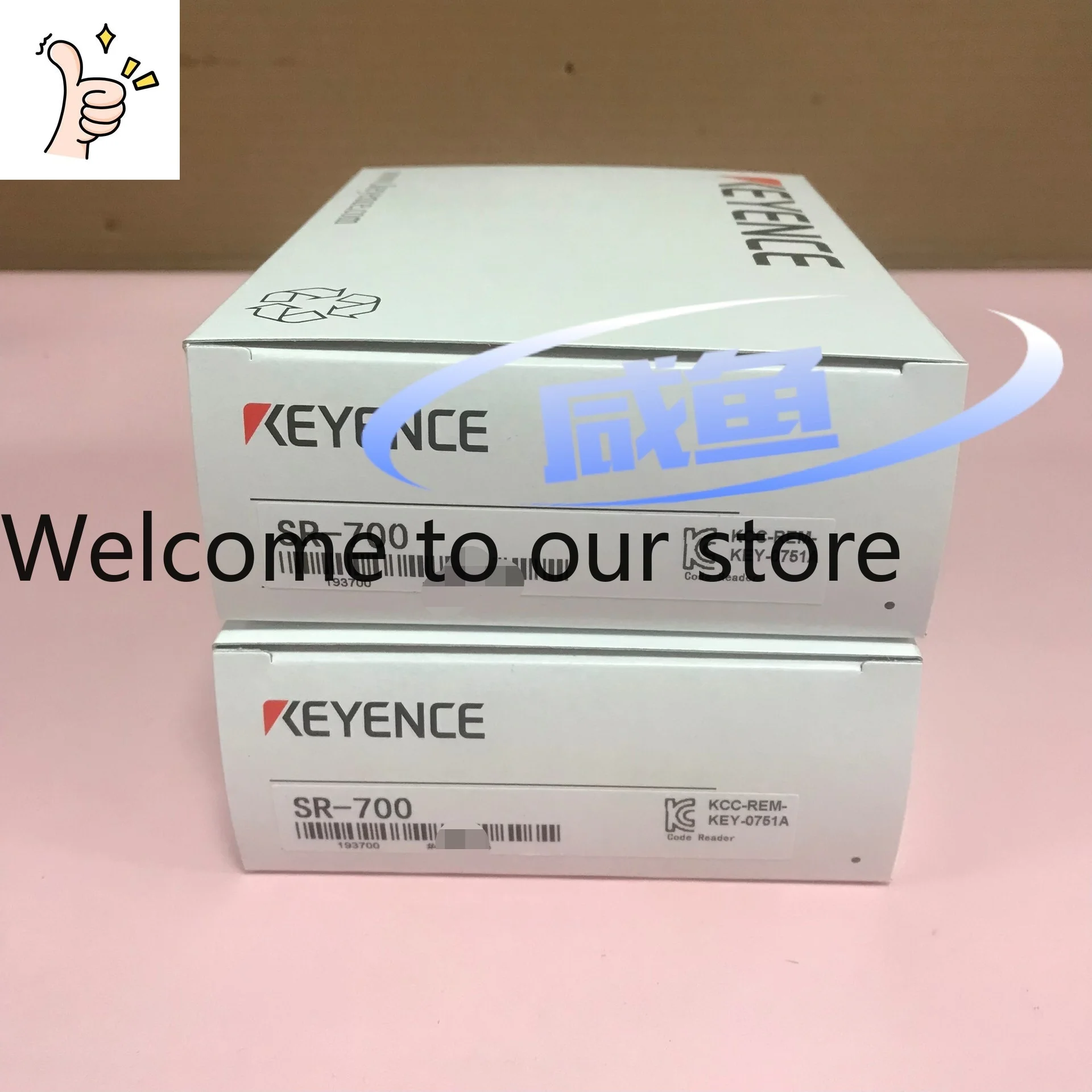 Code scanner KEYENCE laser sensor SR-700