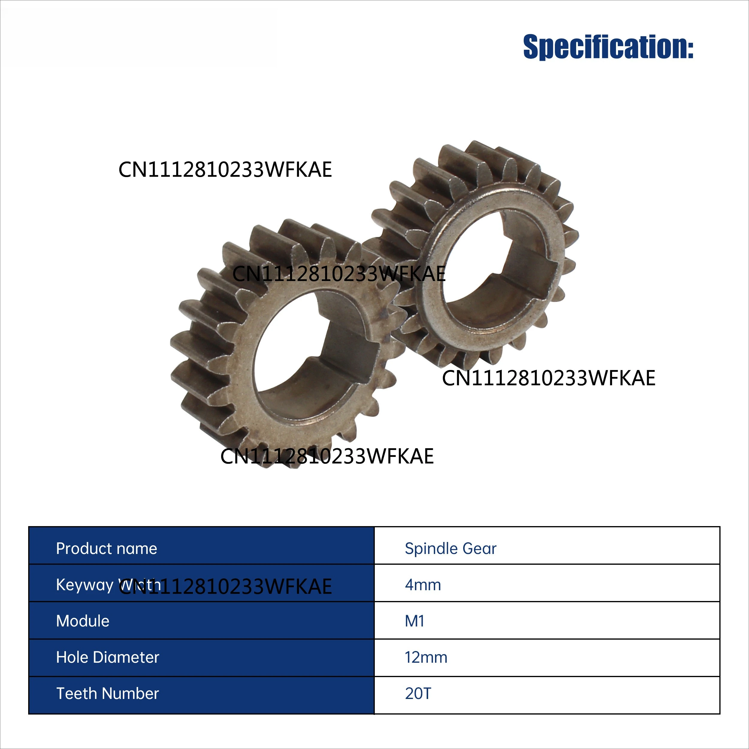 Spindle Change Gear 20/45T For CJ0618 Metal Gear Set Lathe Machine Accessories