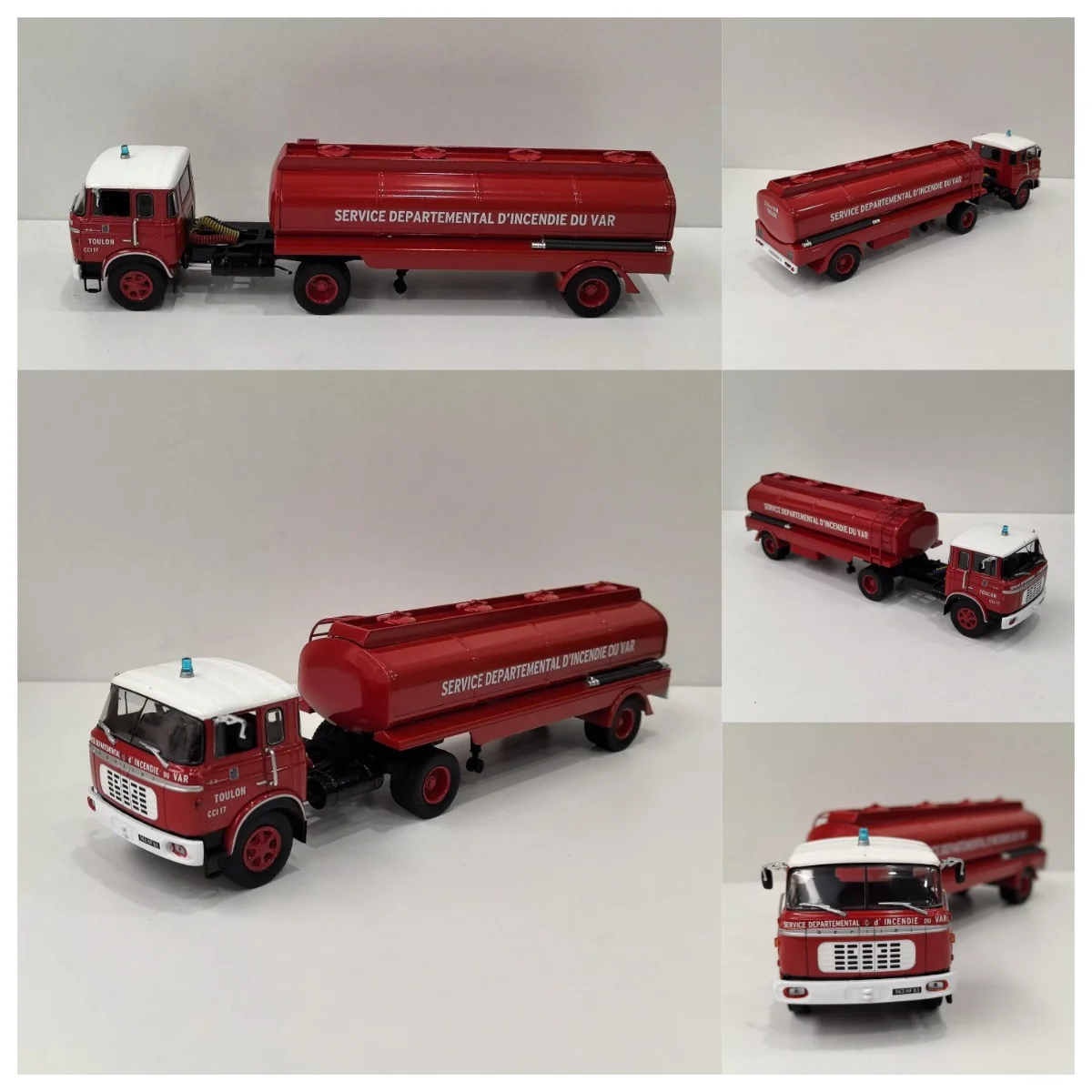 

ODEON Box Old Diecast 1/43 Scale BERLIET TR12 Truck Model Front Alloy Carriage Plastic R7 Alloy Car Model