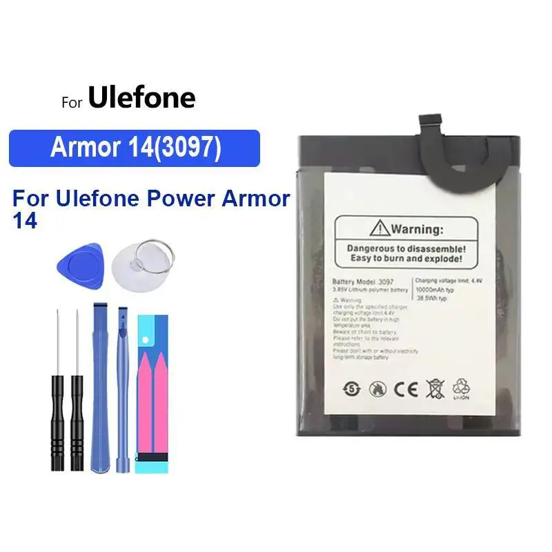 بطارية لـ Ulefone Power 14 16 Armor 20WT 5.0 بوصة 5S 9E X X10 X3 X5 X6 X8 2 3 5 7 8 9 10 12 17 22 23 24 3059 Pro Ultra #2