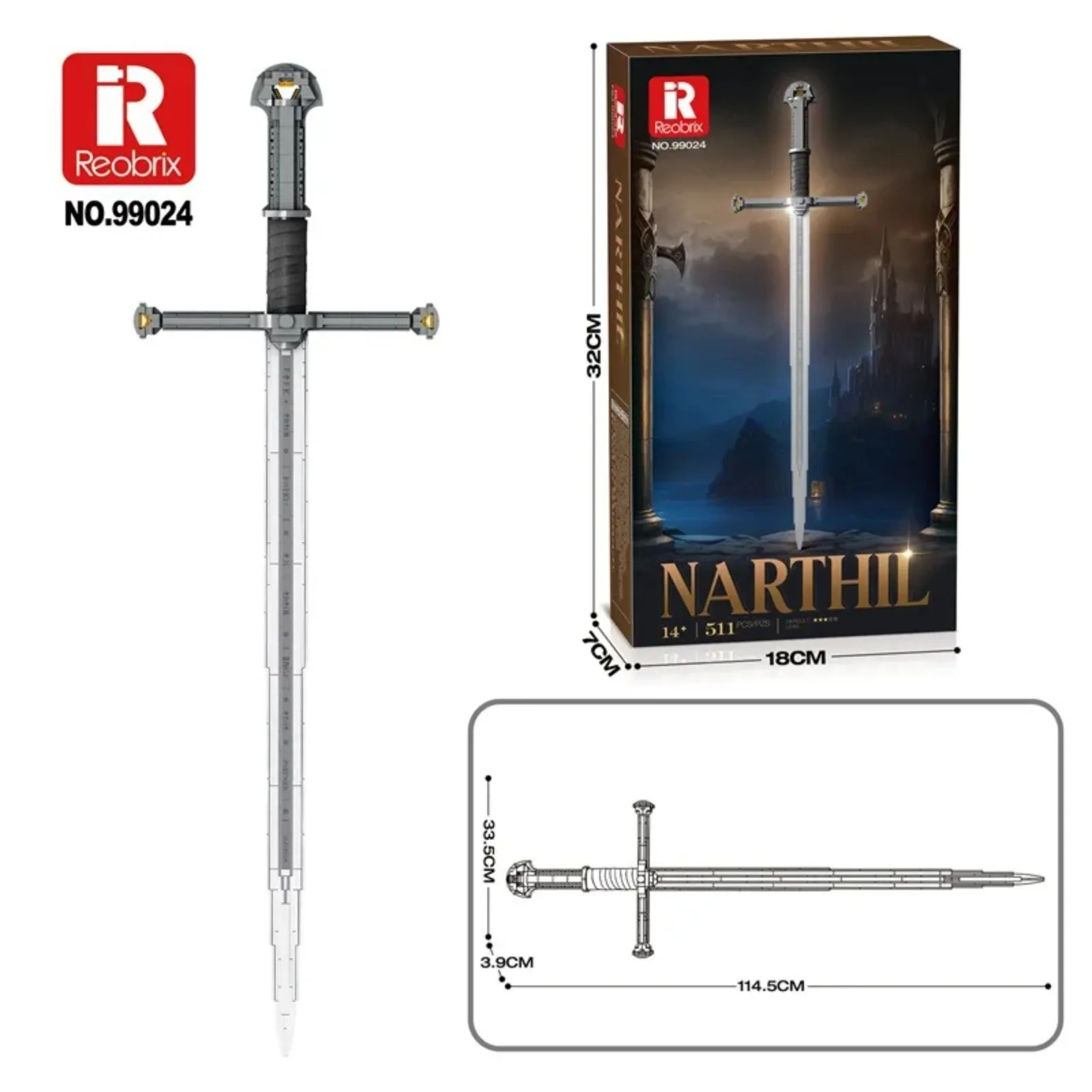 

Lightsaber Darksaber Series Building Blocks Kit 99010-99024 Small Particles Assembly Bricks Model Kids DIY Toys Christmas Gifts