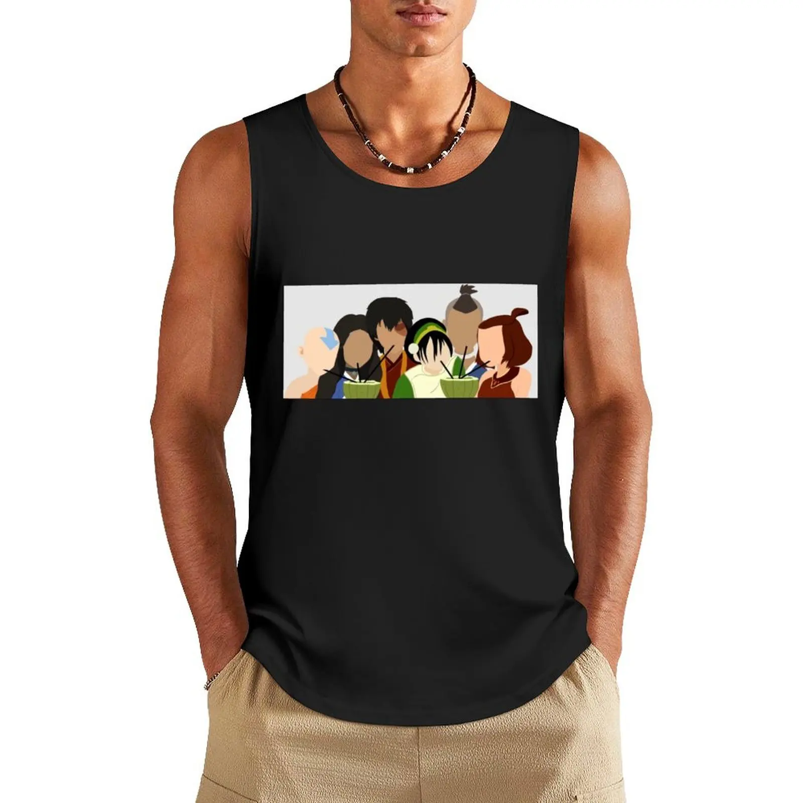 

Team Avatar Friends Tank Top Sleeveless top summer Vest for boy Vests