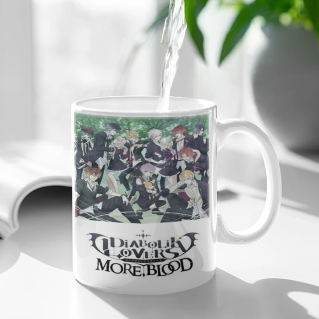 Anime D-Diabolik Lovers Movie Free shipping Mug 11oz Ceramic Coffee Mug Friends Birthday Gift Mug