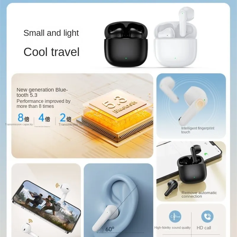 3C Founder Topder-TN31 Wireless Bluetooth Earphones Half In Ear High Sound Quality Suitable For Apple And Android New 2024 Hot