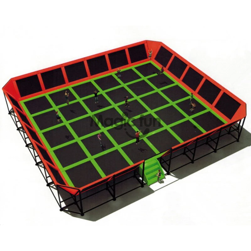 Exported to Chile Commercial Trampoline Park Shipped By Sea