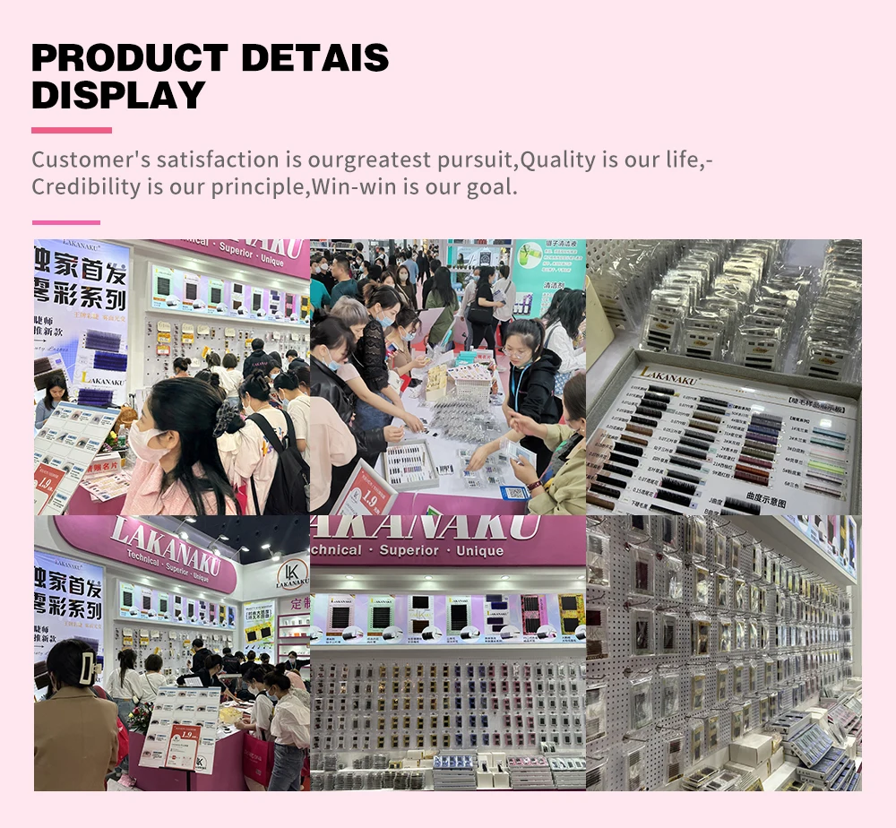 ABONNIE 0.03 0.05 0.07 Wet Eyelash Extension Manga Wispy Cosplay Type Spikes Lashes Extensions Volume Premade Fans Lashes – Detail 10